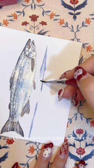 透感写实小鱼宝
#珠光水彩#水彩#画小鱼#水彩手绘#治愈系水彩