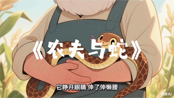 《农夫与蛇》#经典寓言故事 #幼儿#亲子#绘本#原创