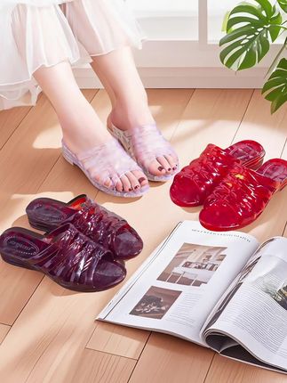 #夏季爆款 #夏季必备 #凉鞋推荐 #水晶拖鞋