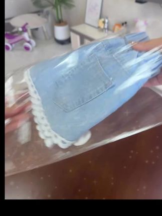 夏款女童牛仔短裤儿童立体花朵短裤外穿薄款百搭宽松宝宝#牛仔短裤#女童牛仔短裤#短裤#薄款牛仔短裤#儿童短裤