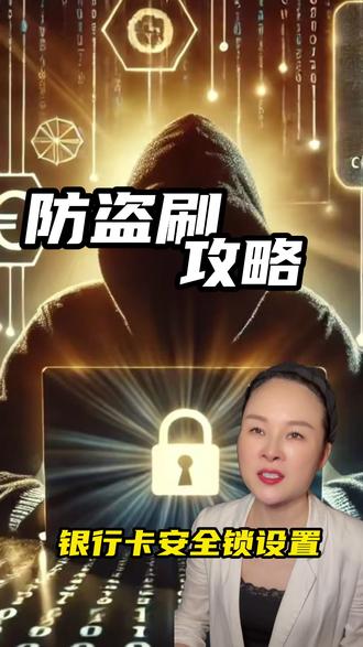 防盗刷攻略,银行卡安全锁设置 #防盗刷 #银行卡安全锁 #科普知识 #丹姐