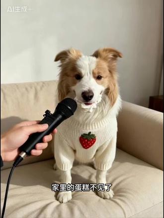 哈哈哈哈可爱#ai #偷吃小狗 #上热门短视频流量入口