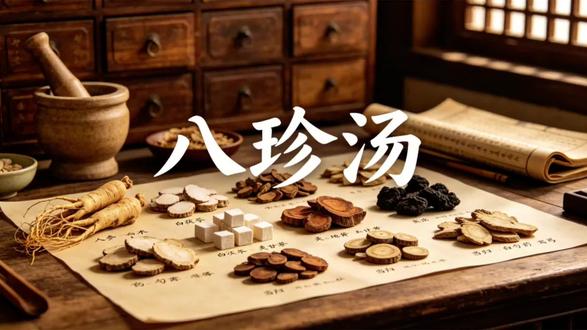 明朝孝子为病母熬了一碗汤,母亲喝后竟活到84岁!这碗“八珍汤”里到底有什么?看完心里暖暖的#八珍汤 #气血两虚 #中药故事 #中医养生 #药食同补
