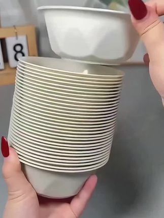 一次性硬碗#便捷餐具