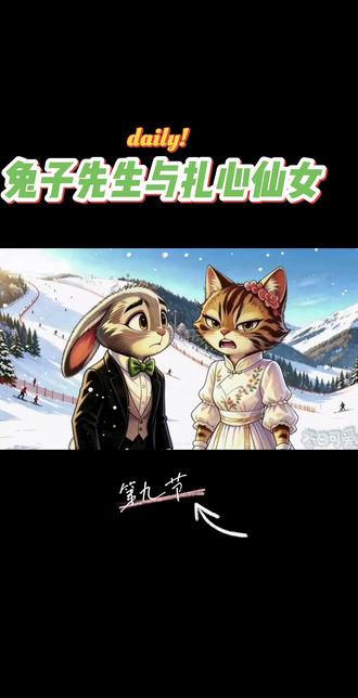 兔子先生与扎心仙女(9) #李沁#肖战#李沁肖战#抖音ai创作 #兔子先生