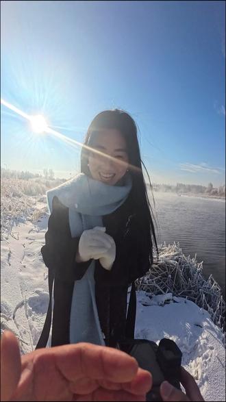 不用去吉林,长春肆季南河雾凇封神,冬日限定错过等一年#真实生活分享计划 #热门 #长春雪景 #长春雪景拍照 #肆季南河