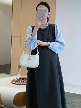 #孕妇装 #孕妇裙 #孕妇装秋款套装 #一个身体两个心跳 #显瘦连衣裙