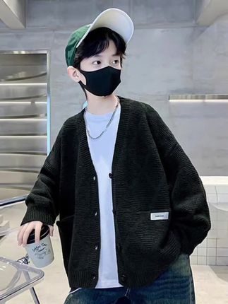 儿童男童毛衣6-12岁开衫春秋款秋装中大童衣服秋季男孩针织衫#男童毛衣开衫 #男童针织衫 #毛衣外套开衫 #中大童穿搭 #每日童装穿搭分享