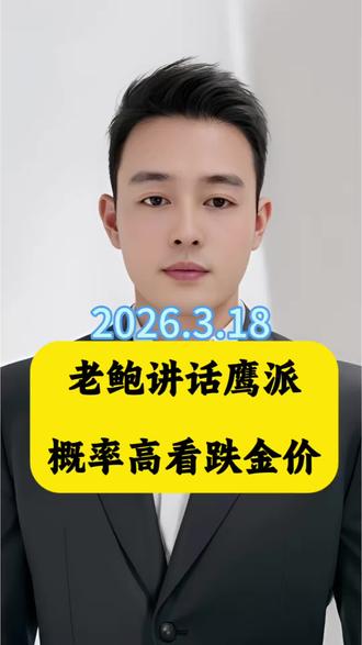 你觉得今晚鲍威尔的讲话是会拼音派还是鸽派呢?你觉得黄金会按哪个剧本走的?#黄金 #金价 #黄金行情 #金价行情 #鲍威尔