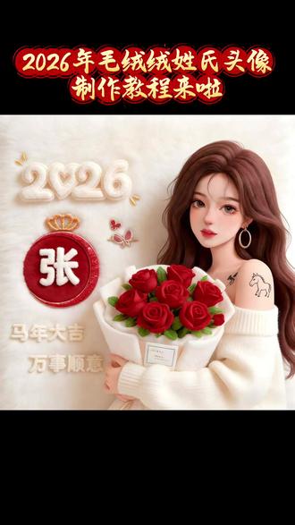 抖音搜索🔍神图定制-输入口令《3746》即可制作#微信姓氏头像#毛绒绒姓氏头像制作#欢迎制作#教程来啦