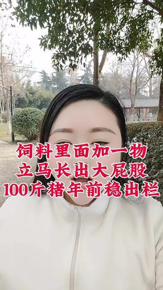 饲料里面加一物立马长出大屁股100来斤的猪年前稳稳出栏#三农 #服务三农支持三农 #养猪人 #猪价行情