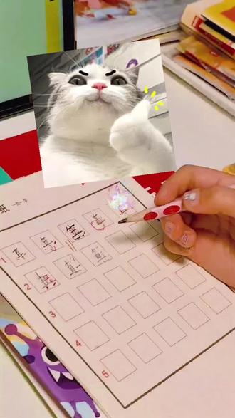 #小老师开课了 #涵涵小老师教写字
今天学习“豆”
红豆生南国的豆😊