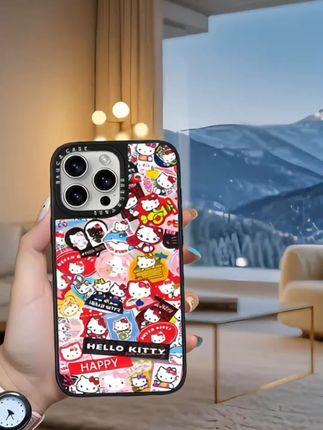 BANCA新款KT猫潮牌镜面适用苹果16promax手机壳iPhone15/14/13/12#潮牌手机壳 #强烈推荐 #创意手机壳 #防摔手机壳 #这也太好看了