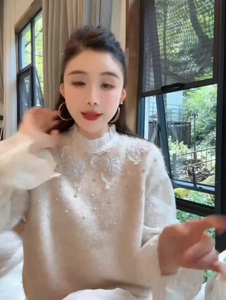 【现货秒发】洋洋优选-【白月光】秋冬新款钉钻蝴蝶结马甲毛衣YY70955#显瘦#气质#百搭#谁穿谁好看