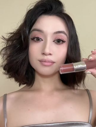 记住 我已经是你的天花板了 #口红试色 #琥珀流光