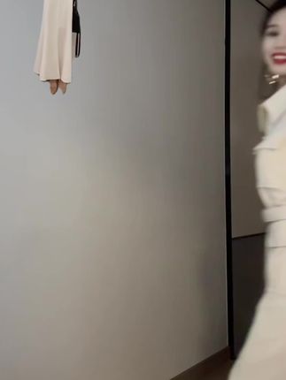 赵今麦同款工装风连衣裙