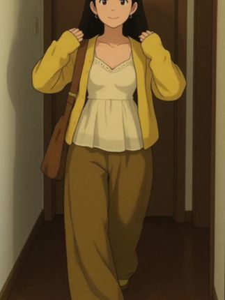淡颜女孩的秋日温柔套装来啦!奶油黄针织开衫显白又百搭。搭配阔腿裤慵懒又舒适,上班逛街都能穿出温柔氛围感。#韩系穿搭 #通勤穿搭 #淡颜系 #秋季穿搭 #ootd穿搭