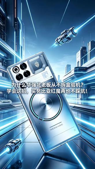 为什么华强北老板从不拆盒验机?学会这招,买努比亚红魔再也不踩坑!#红魔11air #红魔11pro #验机教程 #618