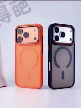 得葩半透防滑边框苹果17promax磁吸手机壳iphone16防摔气囊15/14#防摔手机壳 #好物推荐分享 #上热门🔥