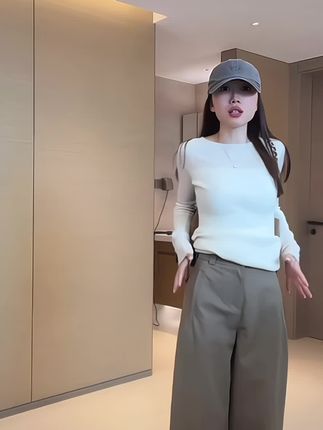 #显瘦裤子 #穿搭分享 #梨形身材穿搭 #休闲裤#百搭裤子