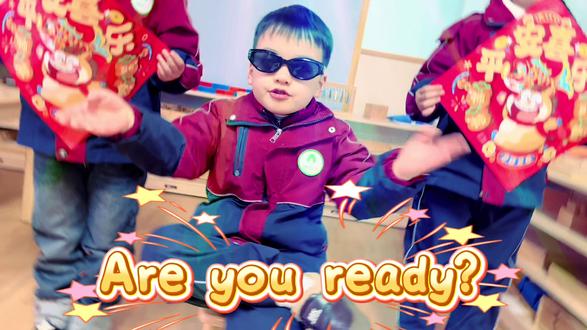 春苗班全体师生祝大家新年快乐@萌嘟🍀小小老师🍀 @萌嘟🌱安安老师 @萌嘟嘟 #新年快乐 #成语拜新年 #马到成功 #马年快乐