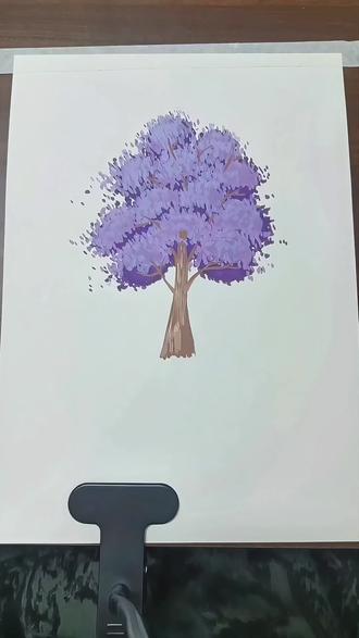 如何教孩子画一颗“松动”的树#绘画教程#零基础学画画#家长收藏孩子受益#家长必看#美术老师