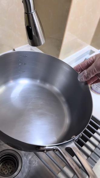 我的锅为什么光亮如新!附清洗方法 #不锈钢锅清洗 #锅具清洗 #厨房清洁 #厨具清洁 #厨房好物 @DOU+小助手 @DOU+上热门