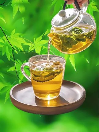 桑叶双瓜茶,乃大自然的养生妙品。它以桑叶、冬瓜干、苦瓜干精心配比而成。热水入壶,茶香四溢。轻嗅,芬芳交织。浅尝,桑叶淡雅、冬瓜清甜、苦瓜清苦交融,滋味独特。这不仅是茶,更是健康享受。于品味间,领略养生之趣,感受自然馈赠,让身心在茶香中舒缓。#喝养生茶 #桑叶双瓜茶#桑叶茶好处多多#苦瓜桑叶冬瓜茶 #冬瓜桑叶苦瓜茶