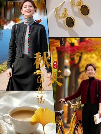 #早秋高智感职场穿搭#外套#毛衣穿搭##早秋穿搭公式来了#如果上班都穿流光高智风