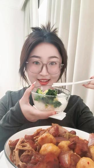 吃饭啦#鸡公煲#美食 #吃播#吃饭