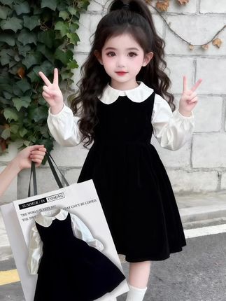 2025女童秋季新款洋气时髦甜酷可爱连衣裙套装 这个娃娃领白衬衫搭配背心裙,甜酷又时髦 女儿开心地对我说你挑的太漂亮了,我好喜欢 #轻松解锁秋季穿搭 #早秋穿搭公式来了 #每日童装穿搭分享 #2025年秋季都流行穿什么 #高品质童装  @DOU+小助手 @DOU+上热门 @抖加🔥上热门🔥dou+🔥热点宝