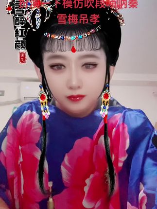 #是时候展现真正的技术了 #大家一起来 #民族乐器演奏 #戏曲也抖音 #弘扬戏曲文化 ,扮演一下模仿吹段唢呐秦雪梅吊孝。