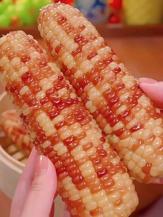 香甜软糯,好吃不贵,美味极了。#美食 #西双版纳美食 #玉米 #美食分享 #花糯玉米