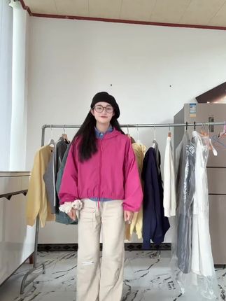 小狗刺绣外套女双拉链卫衣2025秋季新款立领开衫休闲百搭长袖上衣#日常分享 #爆款热卖中#秋季新款#ootd穿搭 #时尚穿搭