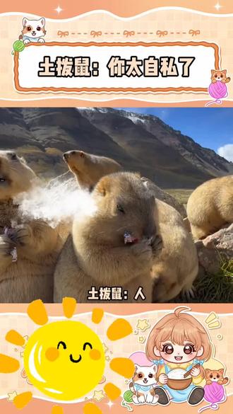 以为是爱好,结果是没招儿了 #搞笑 #土拨鼠 #热门