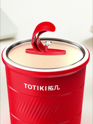#电煮锅 TOTIKI/拓几多功能1.1L电煮杯学生宿舍电热锅煮面锅小型学生锅#学生锅#电煮杯#电热锅#煮面锅@DOαu十小助手 @创作者百亿流量扶持