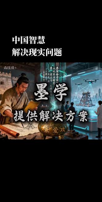 墨学不仅是古代思想的 “现实回声”,更是为现代社会提供东方智慧的 “方案库”。
研究墨学,不是为古人作注,而是为当代找路 。
它让我们看到,传统智慧与现代需求能深度契合,古老思想能为当下问题提供独特答案。
#墨家 #墨子 #墨学#涨知识 #国学
@我是羽墨 @墨者黑®
