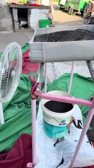 当家里都在忙着收油菜,手搓一个“风车”搞定油菜籽吹灰难题。科技改变生活,哪怕是土法科技。# 农村生活 # 劳动人民的智慧