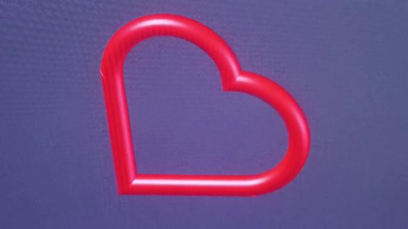 小白都可以学会的CAD旋转爱心教程#创作灵感