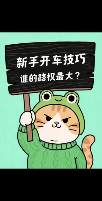 你知道谁的路权最大吗?#实用驾驶技巧 #创作者中心 #创作灵感