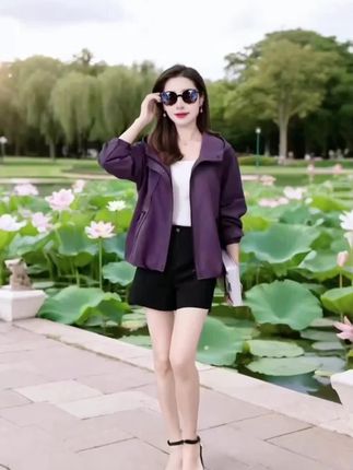 大码女生福音!这件冲锋衣简直是为我们量身定做的! 宽松版型完美藏住肚子和宽胯,纯色设计高级又百搭。春天出游穿它,又飒又显瘦。 现在下单还送运费险,闭眼入都不亏,姐妹们快冲!
