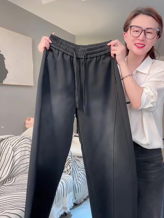 #休闲裤 #显高显瘦显腿长 #弯刀裤 #卫裤 #直筒裤