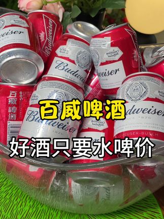 百威经典的小红罐这回也来羊毛了,好啤酒就得喝百威#啤酒推荐 #好喝不贵 #啤酒🍻