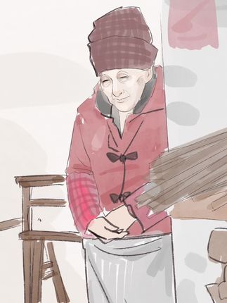 矮小的房子 孤独的老人 以及见一面少一面的日子#亲情#泪目#画一个故事#留守老人#你有多久没有回家了