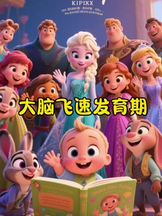 有声故事书,带娃不费妈!#绘本#乐乐趣#迪士尼发声故事书#亲子教育