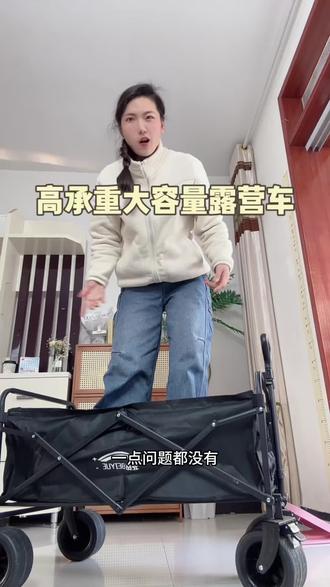 便宜喽嗖买的露营车,没想到质量这么好还是大容量的 #露营 #露营车 #户外露营 #野餐 #春游