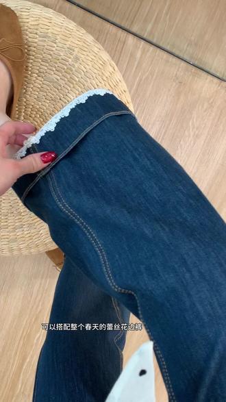 可以搭配整个春天的蕾丝花边裤#梨形身材穿搭 #遮胯显瘦 #早春穿搭 #小个子穿搭 #百搭裤子