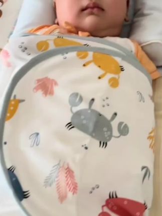蒂乐婴儿四季防惊跳睡袋包巾宝宝睡觉神器新生儿襁褓巾包被包单#母婴好物 #防惊跳睡袋