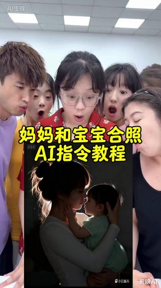 宝宝和妈妈合照指令妈妈和婴儿合照指令 妈妈抱着宝宝侧脸拍照指令母子合照ai生成口令#小云雀AI#妈妈和宝宝合照 ai指令妈妈和宝宝合照ai#小云雀Al一键图片设计