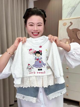 #秋季新款 #反季特卖 #高品质童装 #谁穿谁好看系列 #生女儿就要这样穿 奶萌韩版套装!马上入秋立马就 能穿!快给孩子提前安排上!